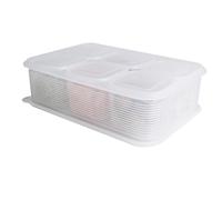 Conteneur de boîte à collations, conteneurs de stockage de nourriture - Boîte à collations à 6 compartiments | Boîte à snacks, conteneur de charcuterie, bacs organisateurs de réfrigérateur pour salade