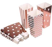 Conteneur de bonbons ， Popcorn Papiertüte Conteneur Boîtes de pop-corn 36pcs Sacs de pop-corn en papier Conteneur de bonbons en carton pour Carnaval Party Movie Fiesta