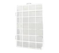 Conteneur De Cas De Stockage De Diviseurs - 28 Boîte De Rangement Grille, 28 Boîte Organisateur De Grille | Organisateurs D'artisanat Portable Amovibles Pour Col