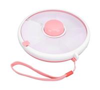 Conteneur de Collations Plateau de Fruits de Collation Rotatif à 360 ° Organisateur de Stockage de Collations divisé Boîte de Rangement de Fruits pour Enfants Boîte de Collation