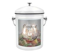 Conteneur de compost de cuisine, récipient de compost pour la cuisine | 5 l Cuisineur de cuisine table Bin | restes de fruits végétaux pour déchets alimentaires couverts d'intérieur