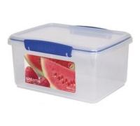 Sistema KLIP IT Récipient de conservation des aliments | Récipient aliments préparés empilables avec couvercle | 3 L | sans BPA | Clips bleus | 1 pièce