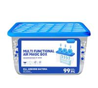 Conteneur de dépoussiérage - Mini déshumidificateur, rafraîchisseur d'air | Conception de stockage portable de 350 ml, construction peu encombrante, unité d'absorption continue avec zone fermée de sou