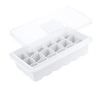 Conteneur de fabrication de glace, bac à glaçons | Bac à glace en silicone à 18 cavités avec couvercle | Moule à pour congélateur, gadget de cuisine pour whisky froid, cocktail froid, vin