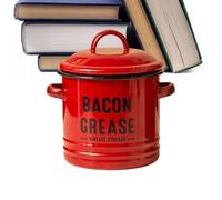 Conteneur de graisse de bacon-canette - Graisse inoxydable réutilisable, pot passoire de cuisine, support résistant à la chaleur, outil de friture de cuisine | Boîte de conserve