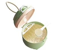 Conteneur de lait en poudre de voyage, transporteur de lait en poudre pour le voyage, Conteneur de voyage en poudre pour, Pot scellé à compartiment séparé, récipient de poudre de supplément pour