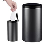 Conteneur de lingettes humides - Distributeur de lingettes en alliage d'aluminium, boîte de lingettes humides, boîte en papier, gain de place, tube de lingettes humides rond personnalisé Tube de linge