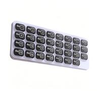 Conteneur de médicaments de 31 jours - Pilulier mensuel pour voyage, maison et bureau, mini support de rangement pour tablette pour soignants, 28 x 10 x 2 cm, 1 pièce