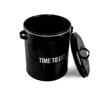 Conteneur de nourriture - Fisura - Noir - Capacité 5 kg - Métal - Pelle doseuse incluse