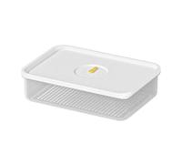 Conteneur de nourriture portable pour fruits et viande | Conteneur de réfrigérateur pour aliments | Design transparent, 950 ml, Taglia Unica