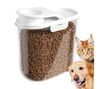 Conteneur de nourriture pour animaux de compagnie - 2L Stockage d'aliments étanche à l'air avec couvercle | Seau de -manger de cuisine pour friandises pour chats, riz, céréales, pâtes, farine, co