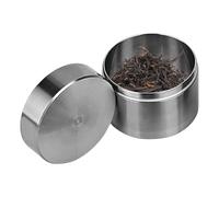 Conteneur de pilule en acier inoxydable - Tin de rangement étanche à l'air, Clip Stockage Container | Grands boîtes de rangement de thé, Clips de pilules personnels Crochets décorations, petit organis