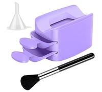 Conteneur de plongée pour ongles - plateau de conteneur en poudre de plongée | Plateau en poudre à double couche, support de conteneur d'économie de paillettes portable, outils pour les mains, t