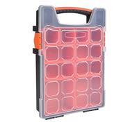Conteneur de rangement compact empilable avec base renforcée, organiseurs de pièces empilables pour composants électroniques et composants de modélisme