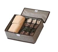 Conteneur De Rangement Lin Premium comme Et sous-vêtements avec Structure Renforcée pour Les Espaces Conteneur Stockage en Tissu Boîte D'organisation À Domicile Amicale
