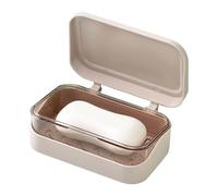 Conteneur De Savon - Case De Savon De Voyage | Plat De Savons Avec Couvercle | Réparties À Double Couche Sauveillance Avec Plateau De Drainage | Salles De Bains À L'épreuve Des Poussières Lavage De La
