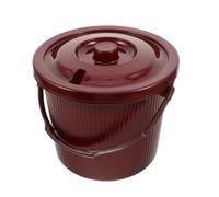 Conteneur de Sécurité de Laboratoire 3l en Plastique Renforcé | Large Ouverture, Forme Cylindrique Scellée, Poignée Intégrée, pour Déchets Liquides Acides et Usage Répété