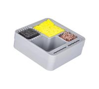 Conteneur de soudure en Silicone polyvalent, d ' accessoires de réparation électronique pour l ' organisation de bijoux et de papeterie, organisateur d ' outils en Silicone