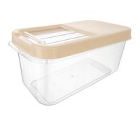 Conteneur de stockage beige pour capsules, poudre et aliments 7,5 l