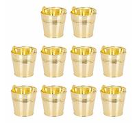 Conteneur De Stockage De Bonbons Mini Seaux en Métal Poignées 10Pcs Petits Seaux en Métal Seaux de Bonbons Paniers de Collations Souvenirs Fête de Seau De Bonbons Miniatures