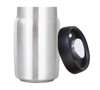 Conteneur de stockage de café : organisateur de nourriture de cuisine de conception large, récipients d'aspiration pour stockage de café hermétique, par terre, sucre, thé, produits secs, Nu
