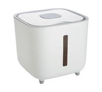 Conteneur de stockage de riz - Seau de 10,71 pouces | PP - Conteneur hermétique pour aliments secs de 10 kg avec fenêtre visible organisateur de cuisine durable résistant à l'humidité