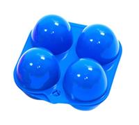 Conteneur de stockage d'oeufs - Boîte de grille 21x20x7cm, plateau de matériau PP, organisateur alimentaire réutilisable avec couvercle sécurisé | Réfrigérateur et d'oeufs pour le camping, piq