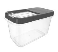 Conteneur de stockage pour capsules, poudre et aliments, gris, 10 l