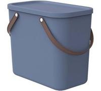 Conteneur de stockage Rotho Albula Bac de tri de 25 litres - bleu Bleu