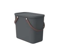 Conteneur de stockage Rotho Albula Bac de tri de 25 litres - couleur anthracite