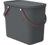Conteneur de stockage Rotho Albula Bac de tri de 25 litres - couleur anthracite Anthracite G