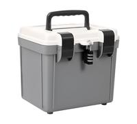 Conteneur De Stockage Verrouillable - Organiseur De Documents De Grande Capacité, Armoire À Pharmacie Sécurisée | Coffre-fort Portable Avec Mot De Passe, Pour La Maison, Le Bureau, L'école, Les Voyage