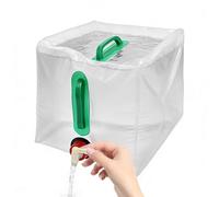 Conteneur d'eau avec Robinet - Sac Portable Pliable Anti-Fuite de 20L avec Robinet,Stockage d'Eau pour Une Utilisation ,pour Camping Randonnée en Plein Air Survie Tempête Camping Abri Maison