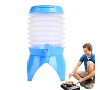 Conteneur D'eau De Camping - Canister À L'eau Potable | Transporteur D'eau De Camp Portable | 5,5 L De Distributeur De Boissons Extérieures Plié Avec Robinet | Bouteille De Distribution De Jus De Limo