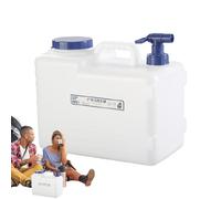 Conteneur d'eau de camping Conteneur d'eau portable, Conteneur d'eau avec bouchon, Conteneur de pichet d'eau de camping avec bouchon - Grande capacité 10L/15L avec poignée, A p