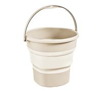 Conteneur d'eau pliable - 24x26cm 9L PP PTR Seau portable, pot à poignée robuste, support extérieur compact, utilitaires multifonctions | Seau pliable pratique pour les voyages de pêche en camping