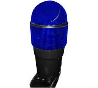Conteneur Déchet Auto Résine Strass 20x9cm(Blue) | Design strass élégant, matériau plastique dur, étanche, capacité 300ml, nettoyage facile