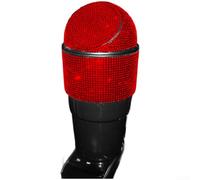 Conteneur Déchet Auto Résine Strass 20x9cm(Red) | Design strass élégant, matériau plastique dur, étanche, capacité 300ml, nettoyage facile