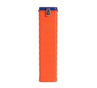 Conteneur d'électrode de soudure en polypropylène ABS 4 kg pour tiges de soudure de 300 à 350 mm, seau de rangement portable avec longueur réglable et couvercle d'ouverture à une main (capuchon bleu
