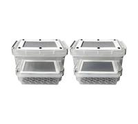 Conteneur d'élevage d'insectes - Enceinte Anti-humidité avec Pince à Brosse | Terrarium Petits Animaux Écureuils Volants Reptiles Serpents Papillons Soins des Reptiles