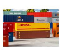 Conteneur DHL et XTRA, lot de 2 - FALLER 182056 - HO 1/87