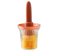 Conteneur D'huile Avec Brosse, Bouteille D'huile Avec Brosse En Silicone | Délivateurs D'huile De Cuisine Avec Brosse | Gadgets De Cuisine, Outil De Barbecue Portable, Récipient D'huile D'olive Pour