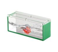 Conteneur d'observation de poissons - Boîte d'élevage en acrylique transparent de 6,5 x 2,76 x 1,97 pouces, boîtier de visualisation miroir haute définition, réservoir d'éclosion isolé en toute sécuri