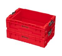 Conteneur empilable - Qbrick System - PRO Box 130 2.0 - Rouge - 450 x 310 x 151 mm - 9 L