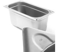 Conteneur en acier GN 1/3 pour cuisine, hauteur 200 mm - Hendi 806456