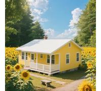 Conteneur en matériau robuste pour maison minuscule maison, petites maisons préfabriquées idéales, parfait pour les environnements difficiles, assemblage rapide petites maisons à vendre