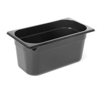 Conteneur en polycarbonate noir GN 1/3 hauteur 150 mm - Hendi 862513