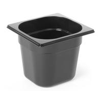 Conteneur en polycarbonate noir GN 1/6 hauteur 65 mm - Hendi 862735