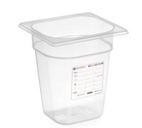 Conteneur en polypropylène GN 1/6 hauteur 200 mm - Hendi 880456