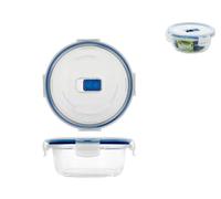 Conteneur En Verre Pure Box Rond Litres 0,42 H7681 Bleu ARC